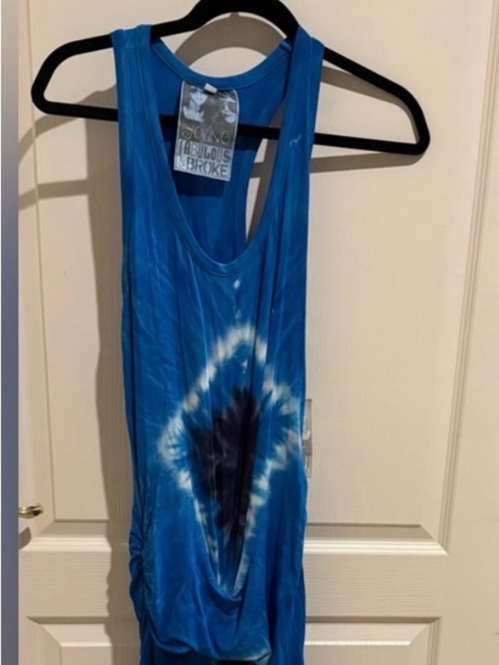 Young Fabulous and Broke Cobalt Aquatic Diamond Maxi Dress